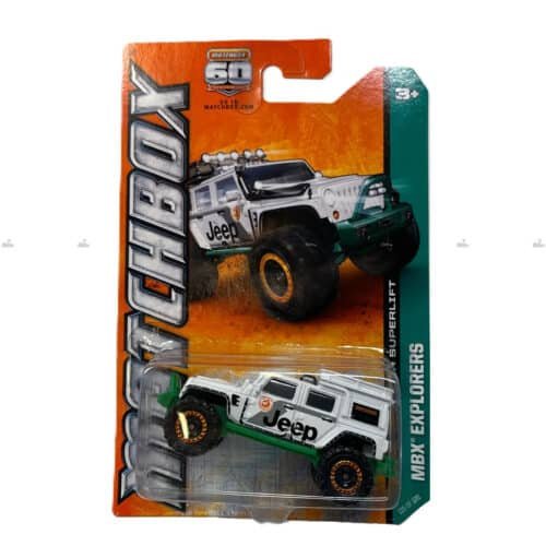 Matchbox Jeep Wrangler Superlift MBX EXPLORERS 60th Anniversary Edition