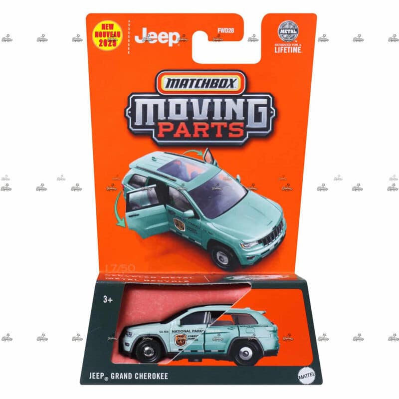Matchbox Moving Parts   Jeep Grand Cherokee  2025 Edition