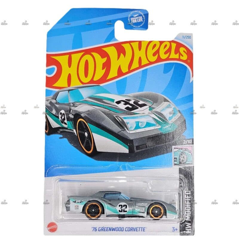 Hot Wheels 76 Greenwood Corvette HW MODIFIEDa