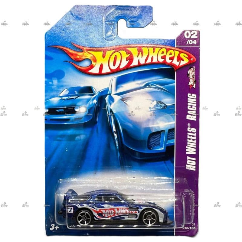 Hot Wheels Blue Card 24 7 HOT WHEELS RACING
