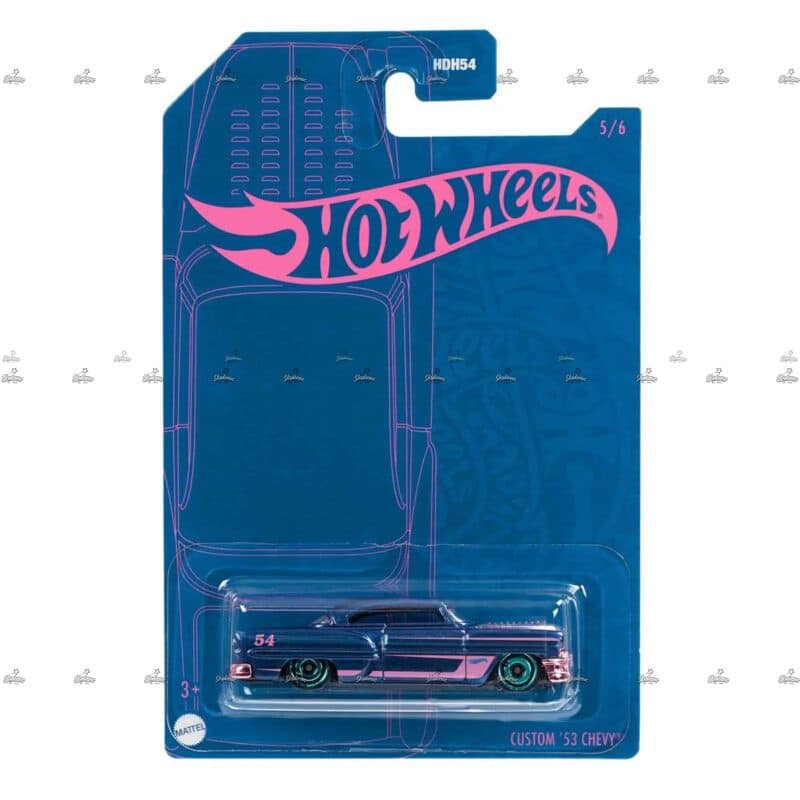 Hot Wheels Exclusive   Custom 53 Chevy   54th Anniversary Edition   PEARL AND CHROME