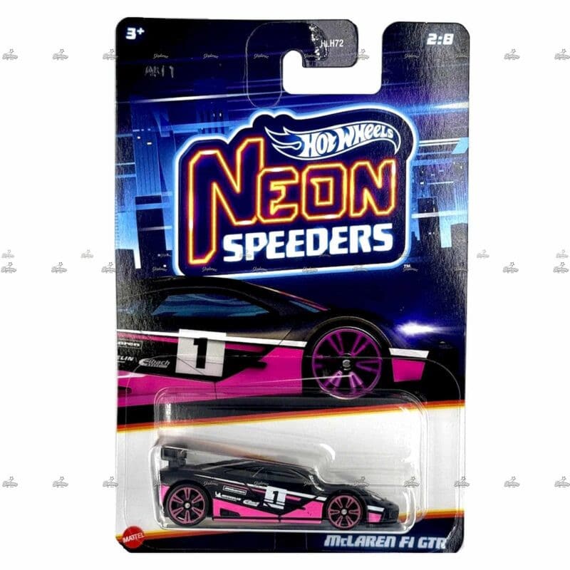Hot Wheels Exclusive   Mclaren F1 GTR   NEON SPEEDER