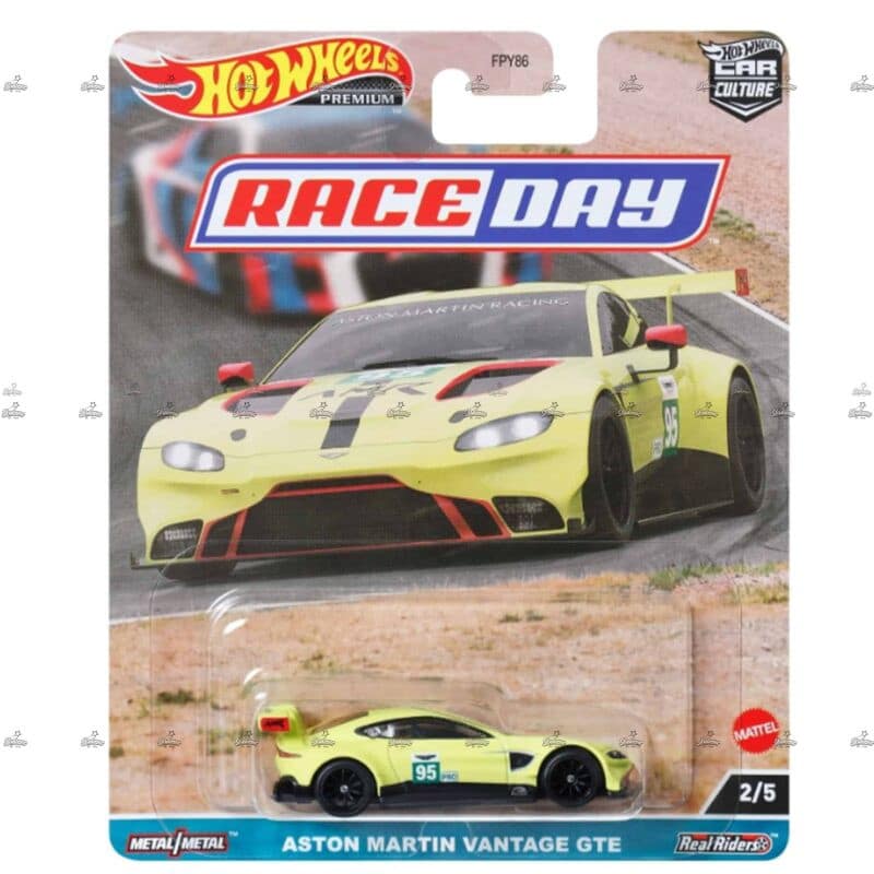 Hot Wheels Premium   Aston Martin Vantage GTE  RACE DAY