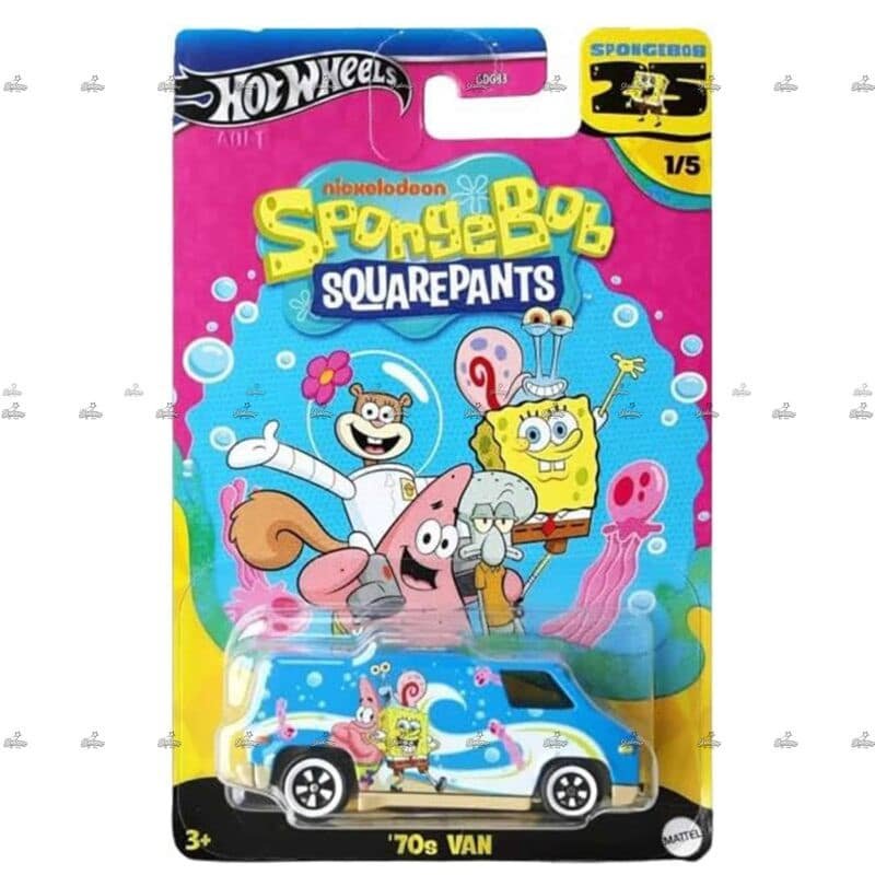 Hot Wheels Silver Series   70s Van   SPONGEBOB SQUAREPANTS