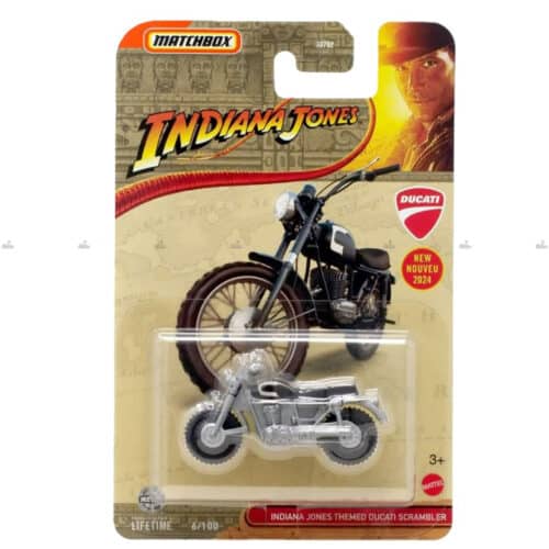 MAtchbox Exclusive Indiana Jones Themed Ducati Scrambler INDIANA JONES