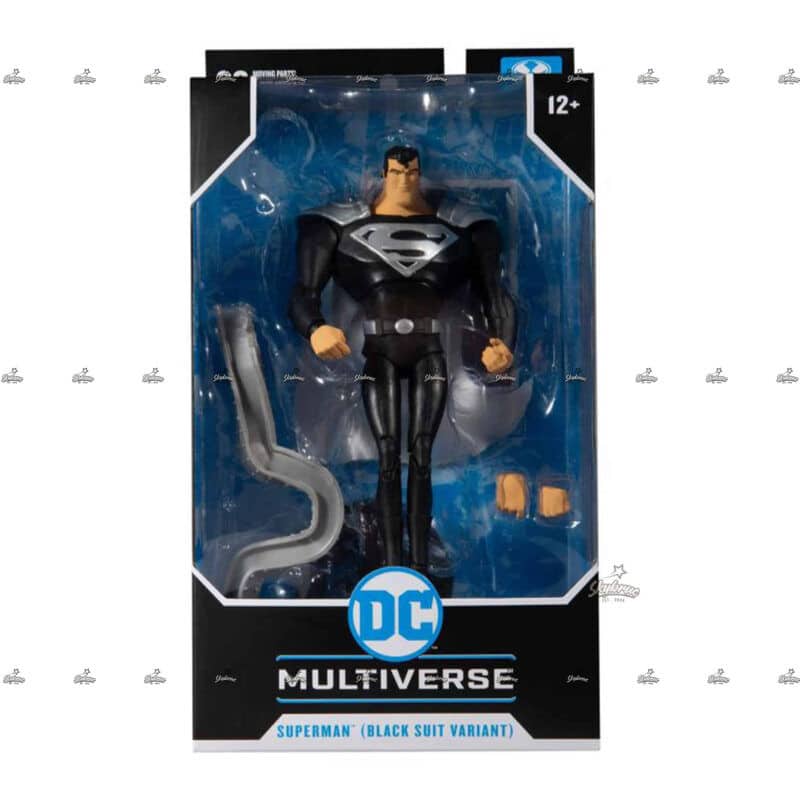 McFarlane Toys   Superman Black Suit Variant   SUPERMAN THE ANIMATED SERIES