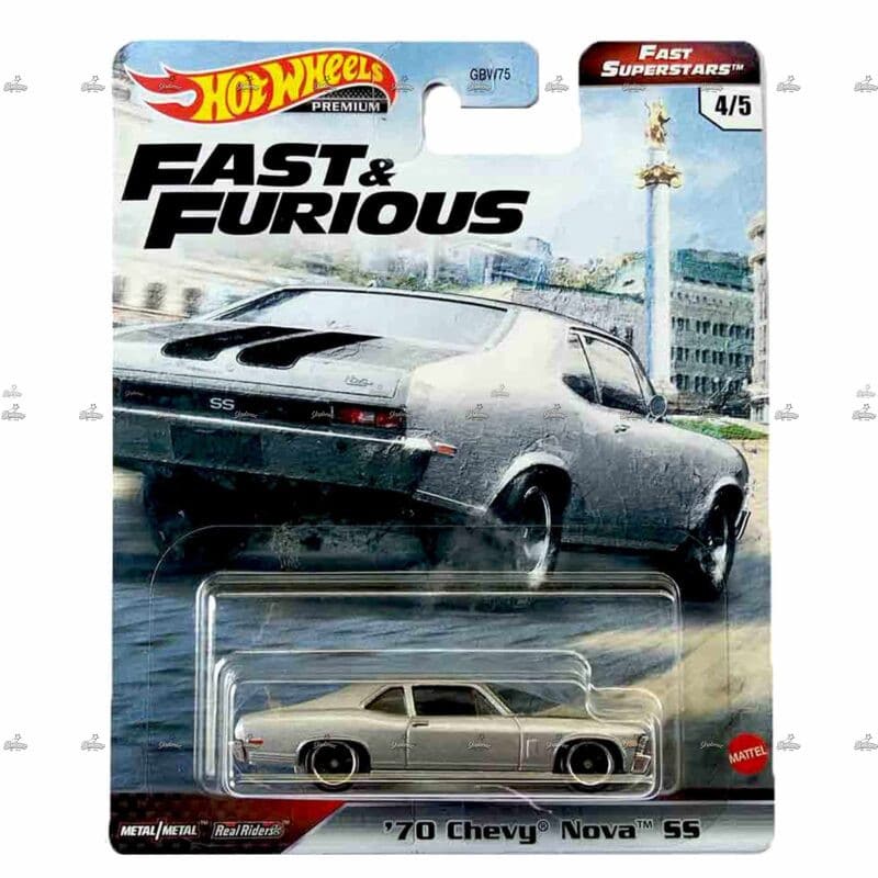 Hot Wheels Premium   70 Chevy Nova SS   FAST AND FURIOUS