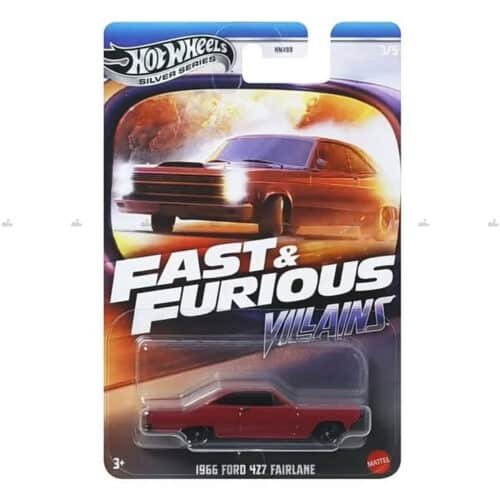 Hot Wheels Silver Series   1966 Ford 427 Fairlane   FAST FURIOUS VILLAINS 2025 RELEASE