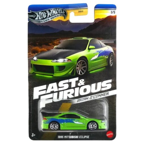 hot wheels silver series 1995 mitsubishi eclipse fast furious brian oconner