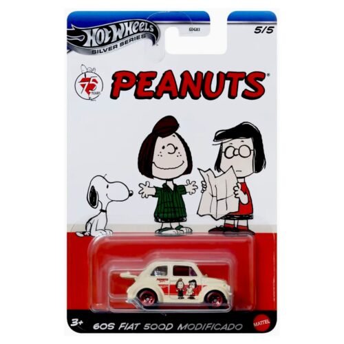 hot wheels silver series 60s fiat 500d modificado peanuts 2025