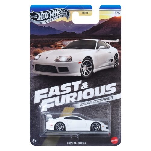 hot wheels silver series toyota supra fast furious brian oconner