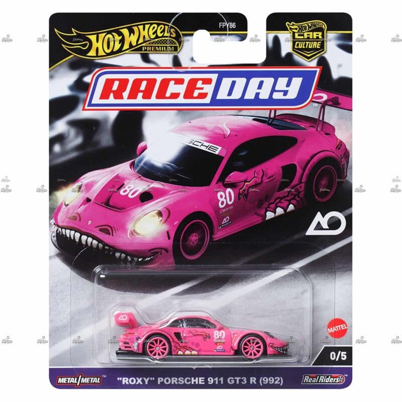 Hot Wheels Premium   Roxy Porsche 911 GT3 R 992 RACE DAY