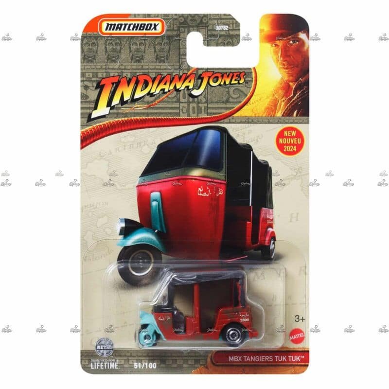 Matchbox MBX Tangiers Tuk Tuk INDIANA JONES 2024 Edition
