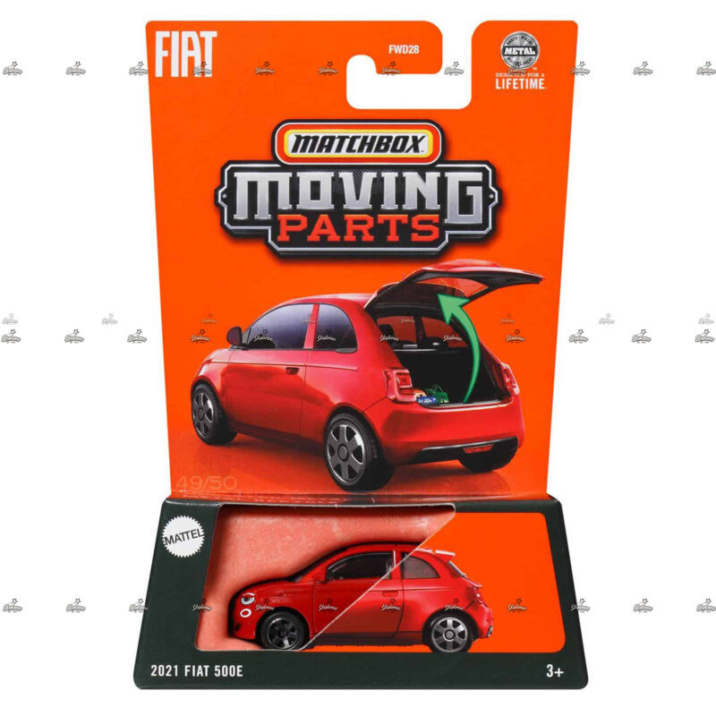 Matchbox Moving Parts   2021 Fiat 500E