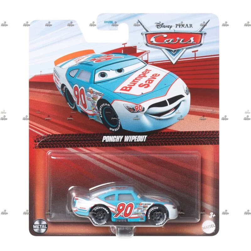 Mattel   Ponchy Wipeout  Disney Pixar Cars