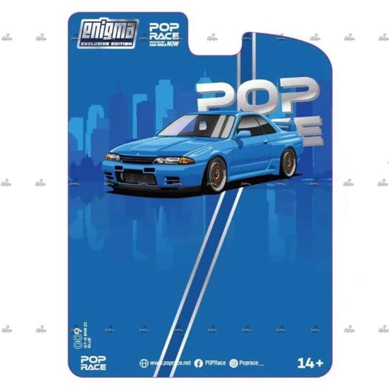 POP Race Enigma Exclusive Edition Nissan Skyline R32 Bayside Blue