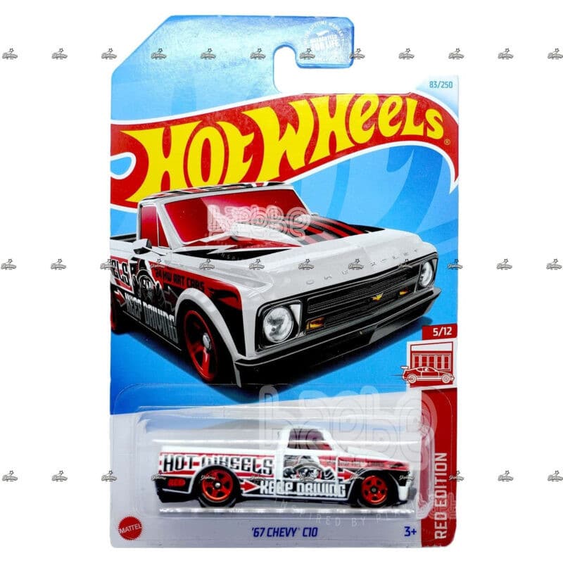 hot wheels 67 chevy c10 red edition