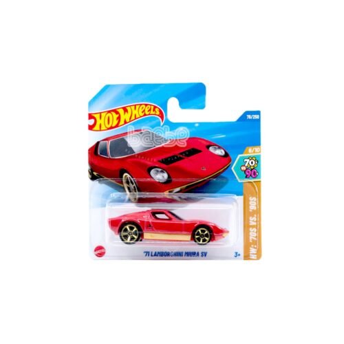 hot wheels   71 lamborghini miura sv   hw 70s vs 90s