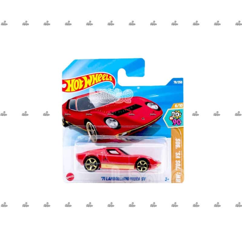 hot wheels   71 lamborghini miura sv   hw 70s vs 90s