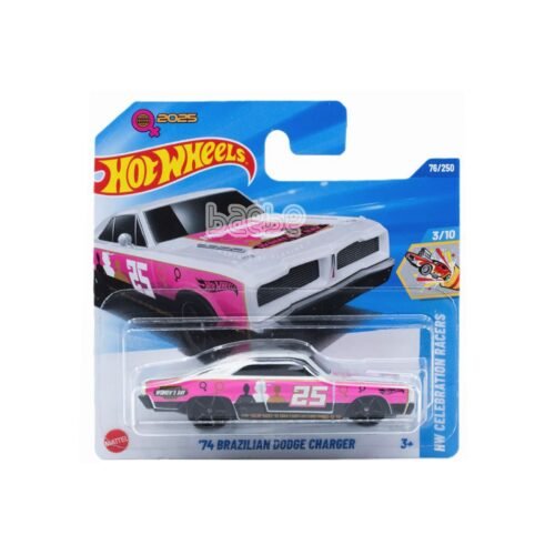 hot wheels  74 brazilian dodge charger   hw celebration racers