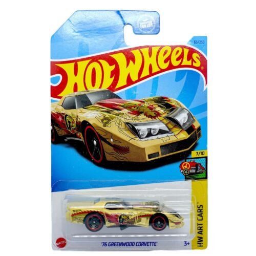hot wheels 76 greenwood corvette hw art cars