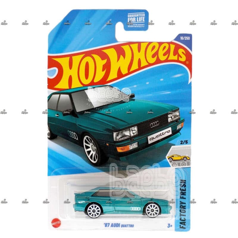 hot wheels   87 audi quattro   factory fresh 2025