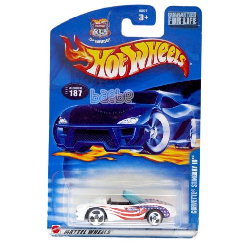 hot wheels blue card  corvette stingray iii