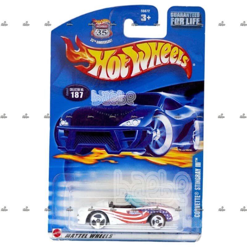 hot wheels blue card  corvette stingray iii