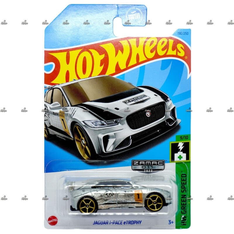 hot wheels jaguar i pace etrophy hw green speed zamac