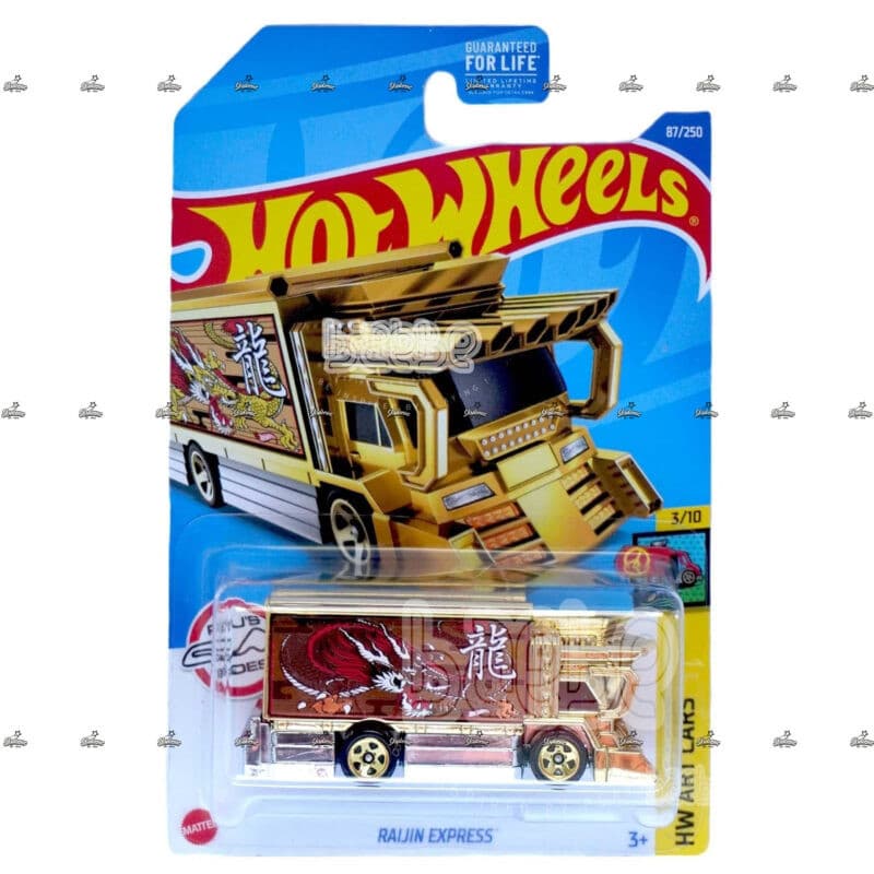 hot wheels   raijin express  hw art cars