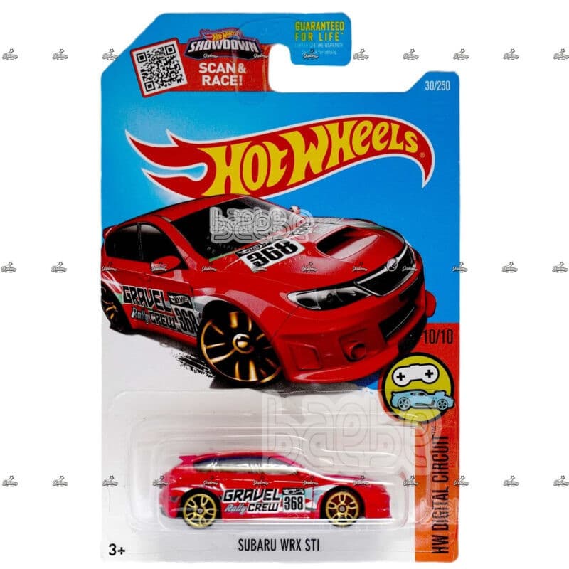hot wheels   subaru wrx sti   hw digital circuit