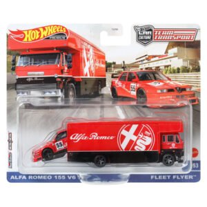 hot wheels team transport alfa romeo 155 v6 fleet flyer  baebe shop your premier destination for premium toys hot wheels team transport   alfa romeo 155 v6   fleet flyer