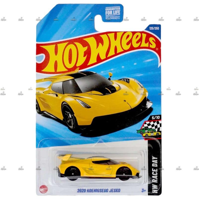 Hot Wheels 2020 Koenigsegg Jesko HW RACE DAY #2025 F Case U.S. Card