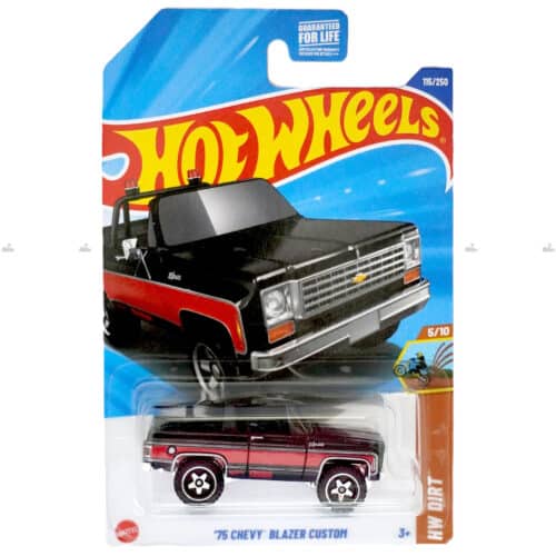 Hot Wheels 75 Chevy Blazer Custom HW DIRT #2025 F Case U.S. Card