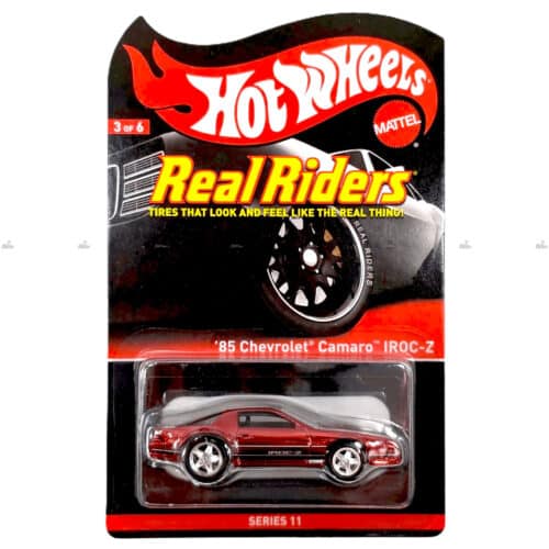 Hot Wheels   85 Chevrolet Camaro IROC Z   SERIES 11 REAL RIDERS   RLC