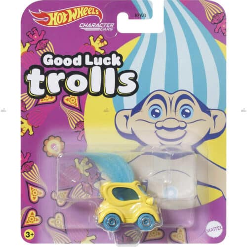 Hot Wheels Character Car  Good Luch trolls