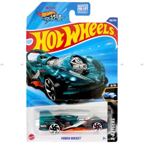 Hot Wheels Power Rocket X RAYCERS #2025 F Case U.S. Card