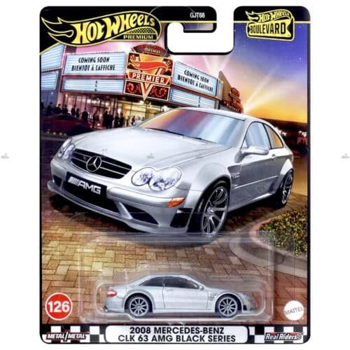 Hot Wheels Premium   2008 Mercedes benz CLK 63 AMG Black Series  Boulevard 2025