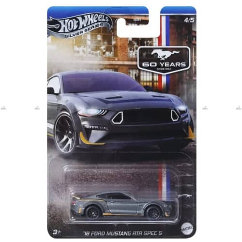 Hot Wheels Silver Series 18 Ford Mustang RTR Spec 5 60th Years Edition