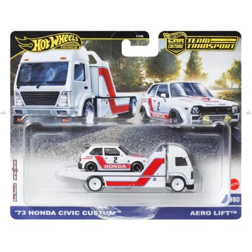 Hot Wheels Team Transport   73 Honda Civic Custom Aero Lift