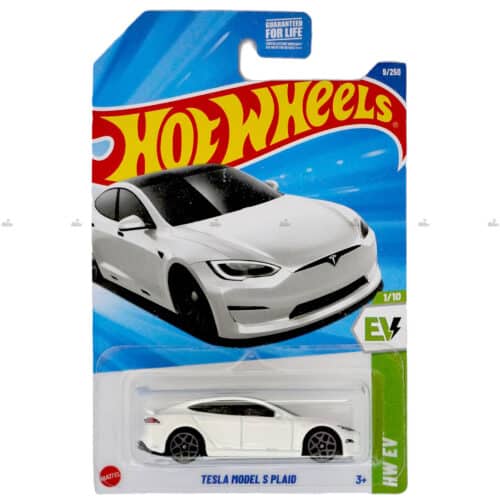 Hot Wheels Tesla Model S Plaid HW EV #2025 F Case U.S. Card