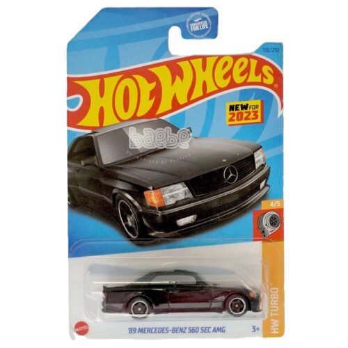 hot wheels   89 mercedes  benz 560 sec amg  hw turbo