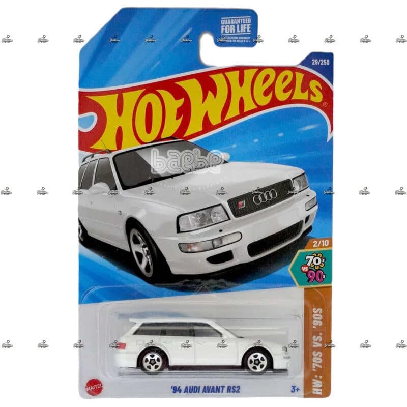 hot wheels   94 audi avant rs2   hw 70s vs 90s 2025 f case us card