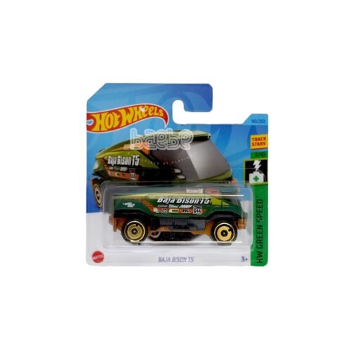 hot wheels   baja bison t5   hw green speed