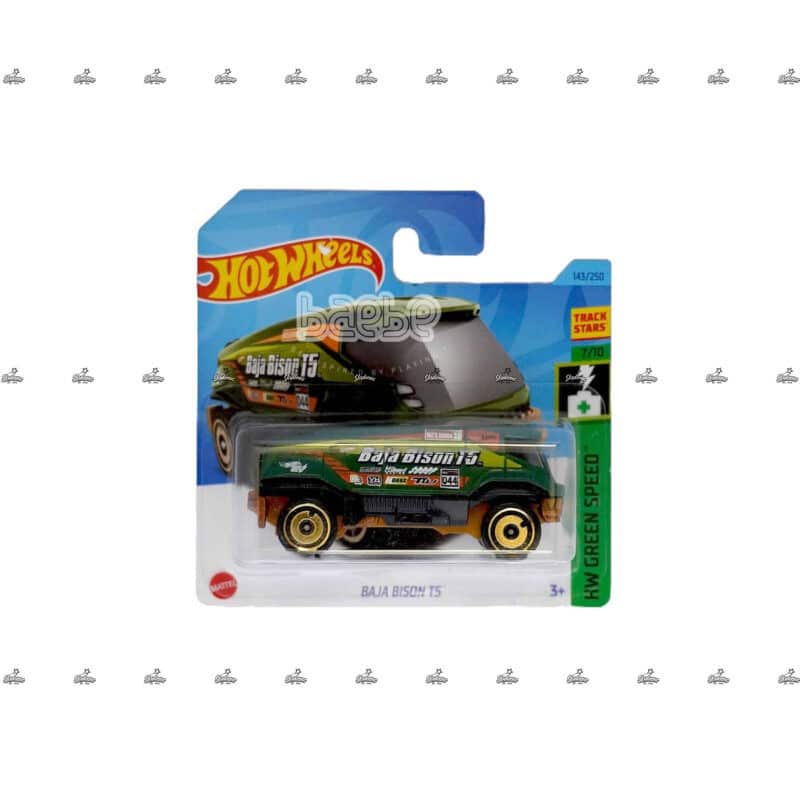 hot wheels   baja bison t5   hw green speed