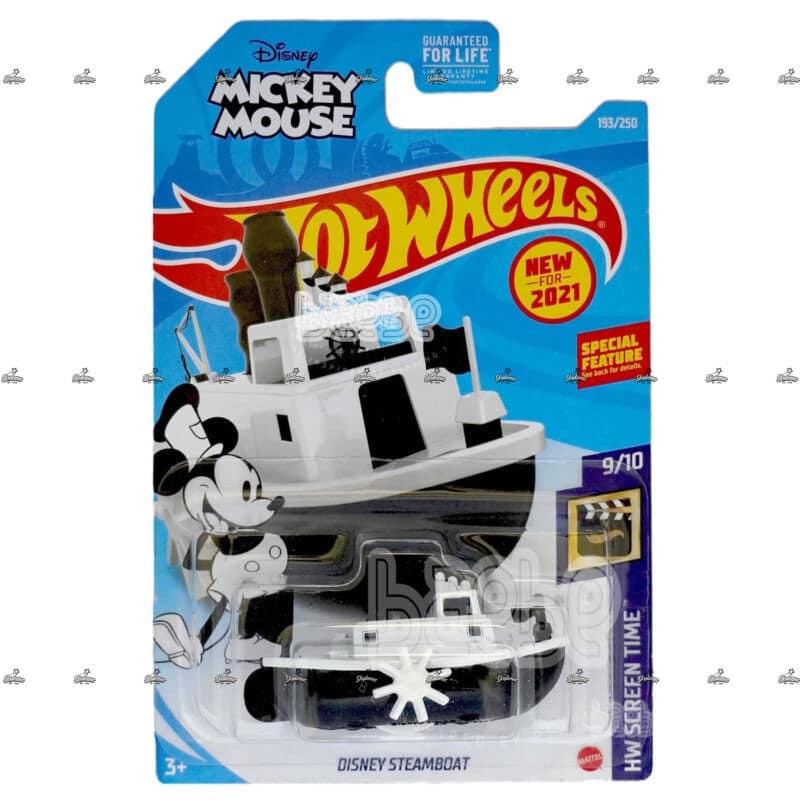 hot wheels   disney steamboat   hw screen time disney mickey mouse
