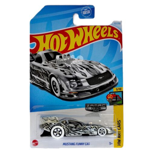 hot wheels   mustang funny car   hw art cars zamac 2024