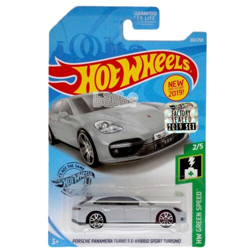 hot wheels   porsche panamera turbo s e hybrid sport turismo   hw green speed factory sealed