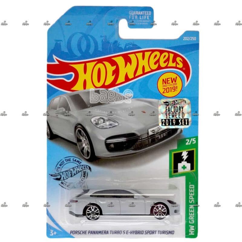 hot wheels   porsche panamera turbo s e hybrid sport turismo   hw green speed factory sealed