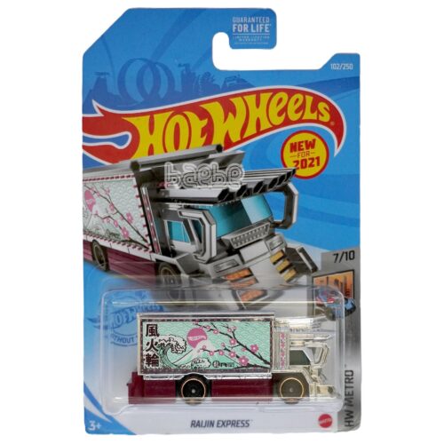 hot wheels   raijin express   hw metro
